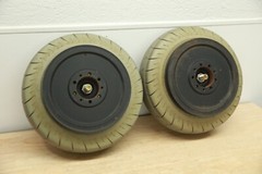 PAIR Belt Drive Wheels Tires for 21st Century Off-Road Power Chairs Bounder Plus