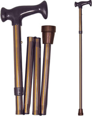 Adjustable Folding Cane with Ergonomic Handle, Lightweight, Sturdy and Support u