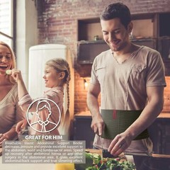 ORTONYX 6.25″ Abdominal Binder for Men and Women/Postpartum Post-operative Po…