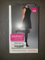 mediven sheer & soft for Women, 30-40 mmHg Thigh High Silicone Top Band Size ii