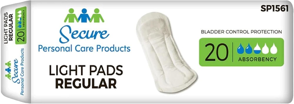 Secure Light Pads, 4″ X 10.75″ Long Regular 1 Pack of 20