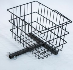 Rear Basket Accessory for Pride Mobility Scooter Sturdy Center-Support OPEN BOX