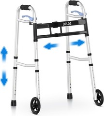 Narrow Walker for Seniors Compact 350lb Support Walker Tight Spaces Adult
