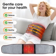 Dual Infrared Light Heating Massage Waist Belt Red Light Heating Waist Massager