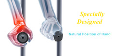 Ergo Grip Comfortable Crutch Hand Grips with 3X More Comfort