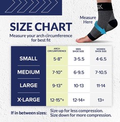 SB Sox Plantar Fasciitis Compression socks for Men & Women Arch Support S M L