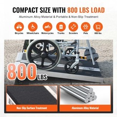 Ramp Portable wheelchair ramp, capacity 2 feet 800 pounds, foldable