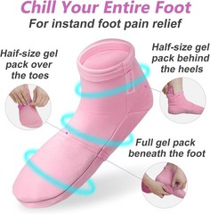 SuzziPad Cold Gloves and Socks for Chemotherapy, Chemo Ice Packs for Hands an