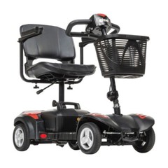 Drive Medical SCOUTLT4-EXT Spitfire Scout 4 Mobility Travel Scooter – RED/BLUE