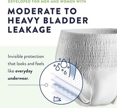 5 PK ATTENDS BLADDER CONTROL INCONTINENCE LINERS PADS ULTIMATE, HEAVY ABSORBENCY