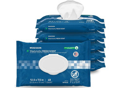 McKesson Personal Cleansing Wipe 7.5 x 12.5″ WPW48 6 Pack 288 Wipes