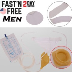 US Portable Urine Leg Bag Collector Pee Catheter male Wearable men Urinal 1000ml