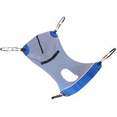 Uimoso Full Body Patient Lift Sling Commode Opening Medical Aid Sling M-Size