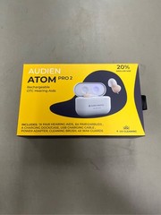 Audien Hearing Atom Pro 2 Rechargeable, over the counter, Hearing Aid, 0.6 lb 1