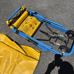 Evac Chair 300H – 400lbs Blue Yellow Emergency Stair Lift Chair With Cover