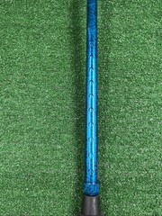 Adjustable Height Non-Slip Offset Handle Walking Cane Blue Black W/ Wristlet