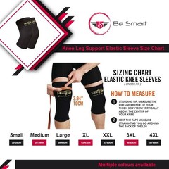 2x Knee Support Compression Sleeve Brace Patella Arthritis Pain Relief Gym