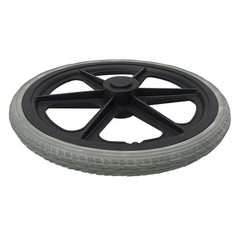 16×1.75 Solid Tire Wheel for 16 Inch Wheelchair Rear Caster Medical Accessories