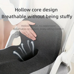 Trucker Seat Cushion for Long Sitting Memory Foam Seat Chair Cushion Office Car