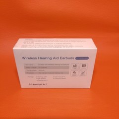 Bluetooth Wireless Rechargeable 16 Channel OTC In Ear Earbud Hearing Aids Pair