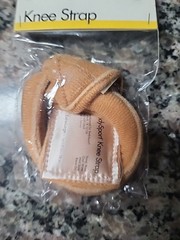 Body sport knee strap New biege size 14.5-16.5 in & XL size 16.5-18 inches