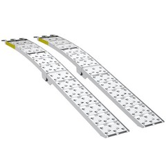 2PCS 7.5FT Heavy Duty Aluminum Loading Ramp for Pickup Truck Bed 1500LB Capacity