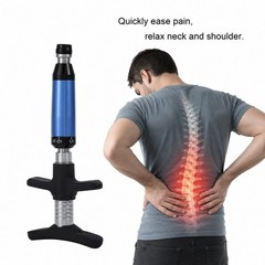 Manual Chiropractic Adjusting Tool 6 Levels Spinal Activato 4 Heads Case New