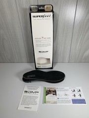 Superfeet Black Premium Insole Women’s 4-1/2 – 6 Youth 2-1/2 -4 DMP MORENO