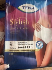 TENA Stylish Super Plus Incontinence Pull-Up Underwear for Women (48-64 inches)