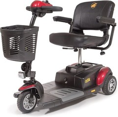 Golden Technologies – Buzzaround XL – Travel Scooter – 3-Wheel – Red