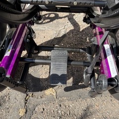 Ki Mobility Focus CR Tilt-In-Space Manual Wheelchair w/ Extra Features Purple