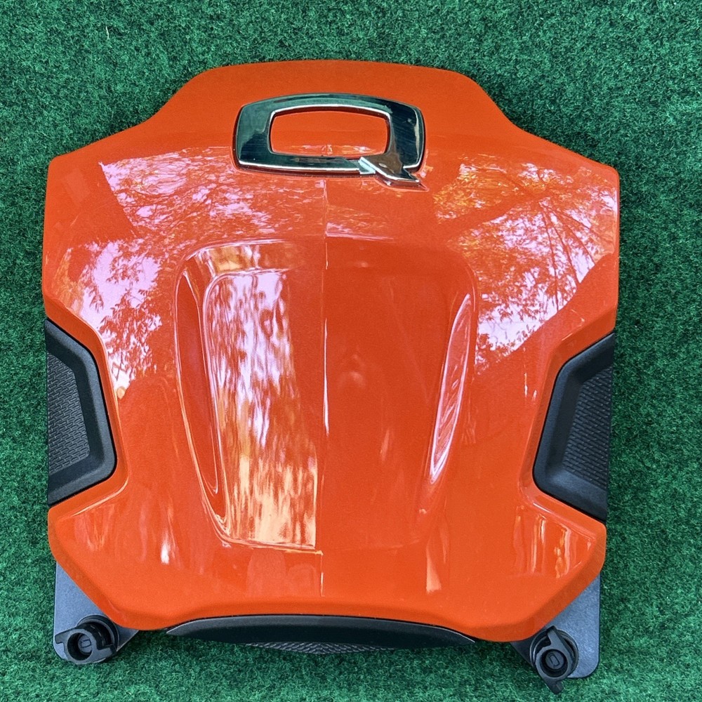 OEM Quantum J6 Rear Shroud Battery Access Cover Orange Open Box Pride Mobility