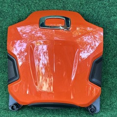 OEM Quantum J6 Rear Shroud Battery Access Cover Orange Open Box Pride Mobility