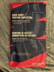 Fit Geno 2-in-1 Back Brace and Posture Corrector Large/Extra-Large