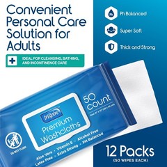Disposable Aloe Vera Washcloths for Adults – 600 Count for Total Comfort