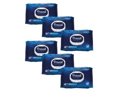 Prevail Adult Washcloths Softpack, 12″ x 8″, 48 Count – Pack of 6
