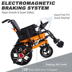 Ultra Lightweight Transport Wheelchair for Adults, oldable,Black FrameUpholstery