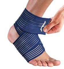 Foot & Ankle Brace 2 Pack, Adjustable Compression Wrap for Men & Women – Helps