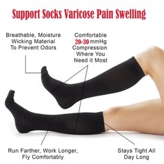 Men Women Compression Socks Leg Support Sports for Running Fitness Sox Unisex