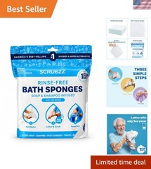 Hypoallergenic Rinse-Free Bathing Wipes – Effortless Clean for Active Lifestyles