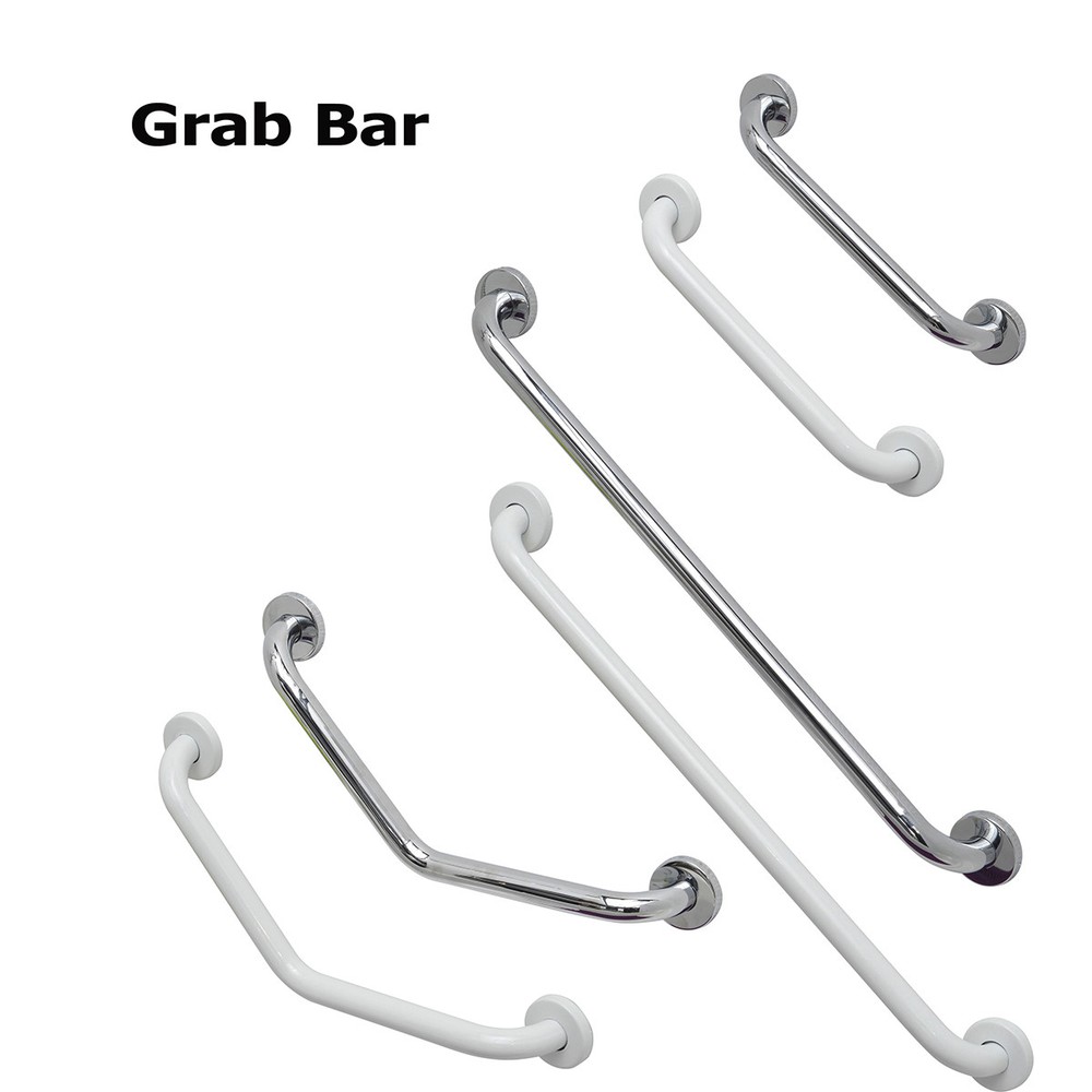 Evideco Stainless Steel Bath and Shower Straight Grab Bar – Concealed Mounting