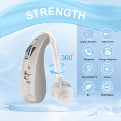 Hearing Aids for Seniors Rechargeable with Noise Cancelling Adjustable Volume