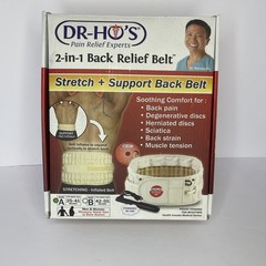 DR-HO’s 2-In-1 Back Relief Belt Size A 25-41″ Stretch Support degenerative disc