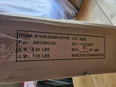 Vaunn Medical Elevated Raised Toilet Seat New, Open Box w/ Instructions #M705N