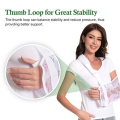 Rose Print Mesh Arm Sling for Broken Arm Torn Rotator Cuff Shoulder Elbow Wri…
