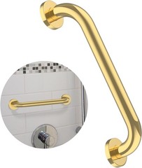 12 Inch Stainless Steel Shower Grab Bar, Gold Shower Handle, Bathroom Balance…