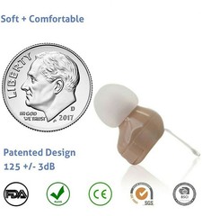 JINGHAO Hearing Aids Amplifier Invisible Small Sound Voice Enhancer Binaural US