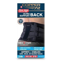 Lower Back Brace For Lumbar Ultra Back Support Copper Fit X (2XL/3XL)