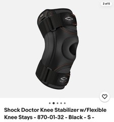 Shock Doctor 870 Knee stabilizer with flexible support stays size small