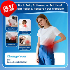 Back Stretcher 4 Level Adjustable Lumbar Spine Pain Relief – US